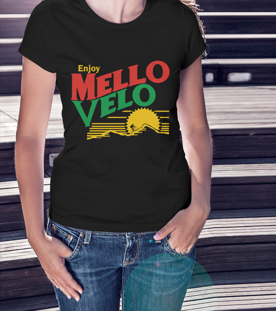 Enjoy Mello Velo Bicycle Adventure T-Shirt