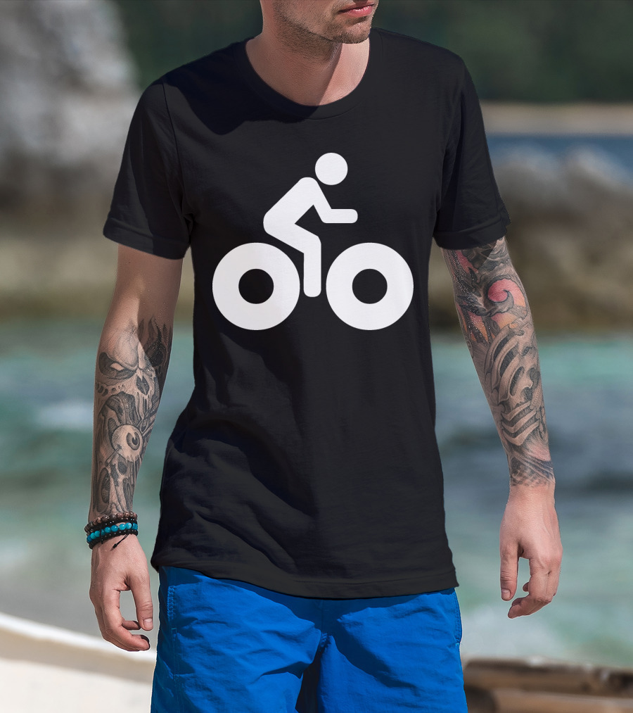 Fat Bike Iconic Cyclist T-Shirt