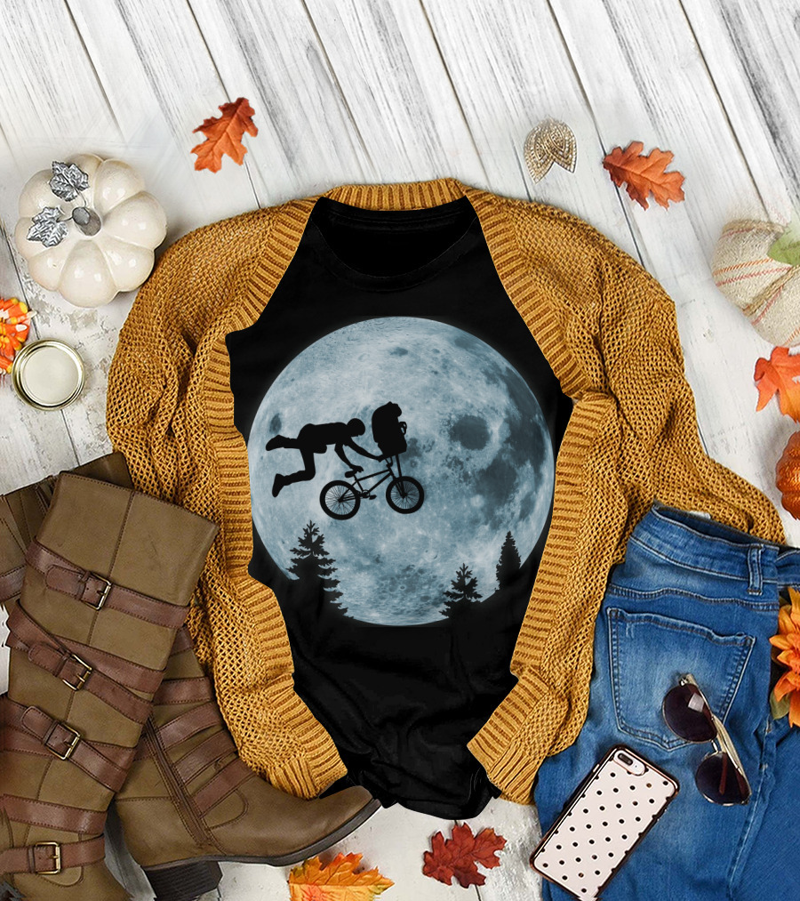 Extreme Terrestrial Moon Biking T-Shirt
