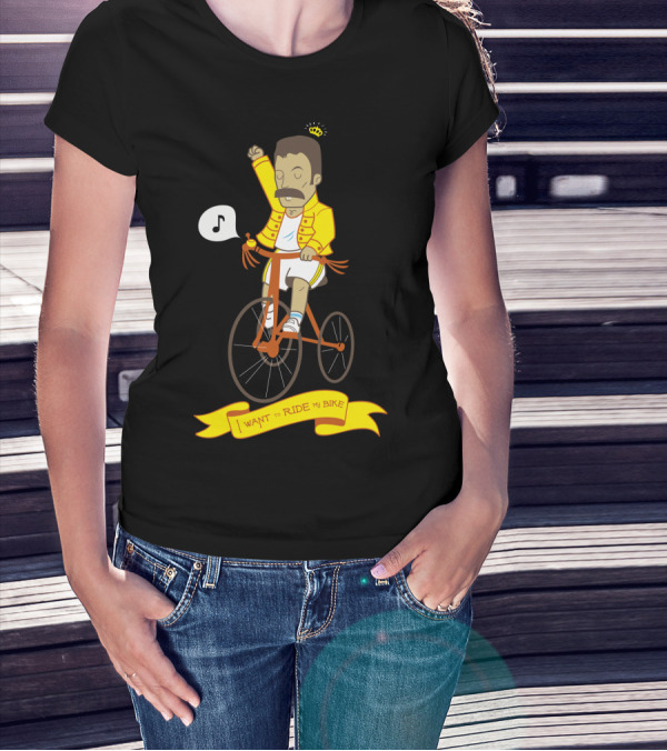 Freddie I Want To Ride My Bike T-Shirt