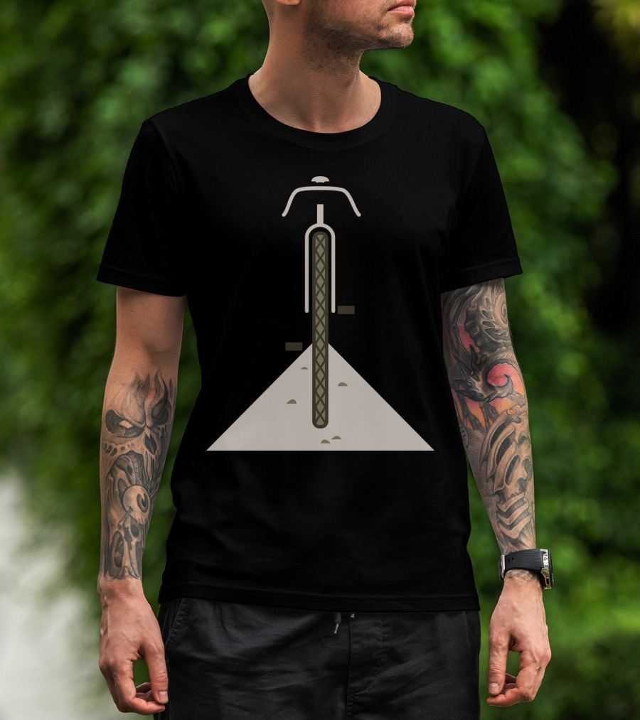 Gravel Grinder Bicycle Path Adventure T-Shirt
