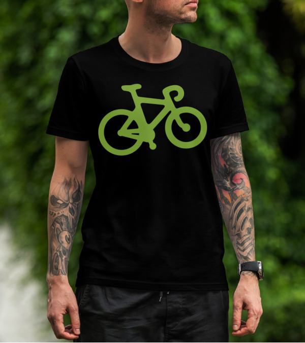 Green Bicycle T-Shirt