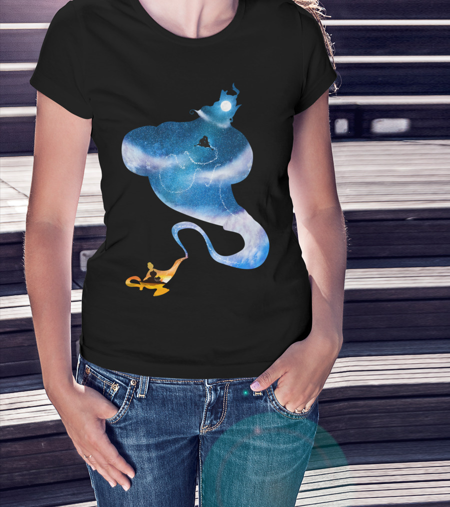 Greater Than All The Magic Lamp Sky Journey T-Shirt