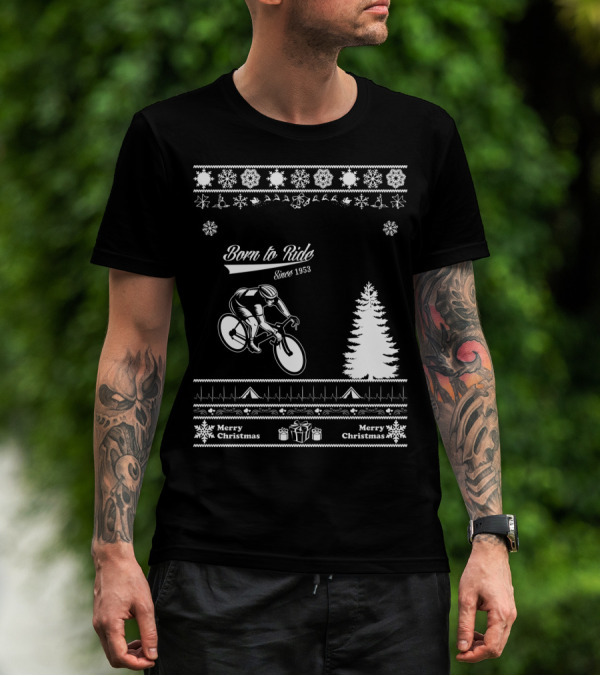 Born To Ride Merry Christmas Since 1953 T-Shirt