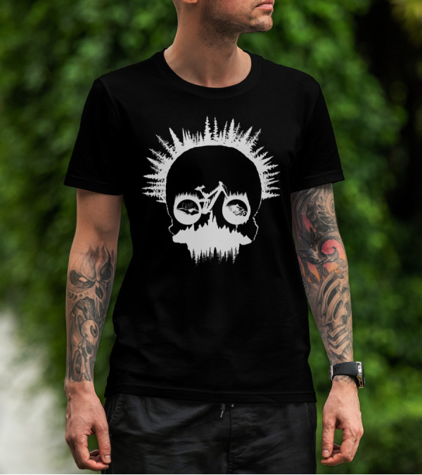 MTB Skull Ride Forest Bicycle Adventure T-Shirt