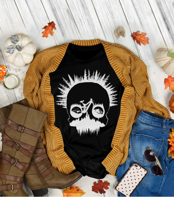 MTB Skull Ride Forest Bicycle Adventure T-Shirt