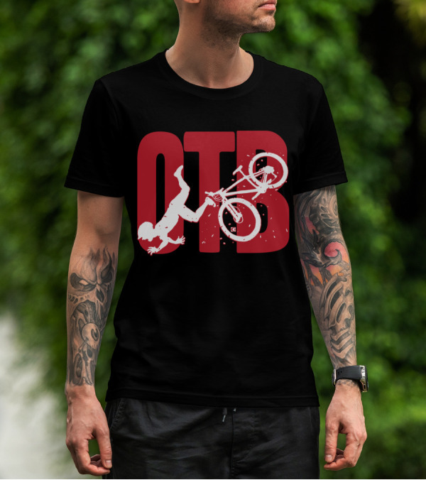 OTB Over The Bar Cyclist Flip Stunt T-Shirt