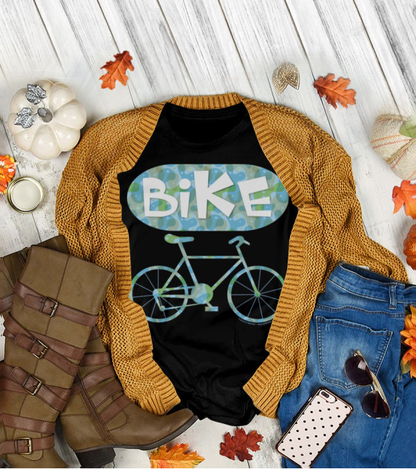 BiKE Oval Vintage Bicycle T-Shirt