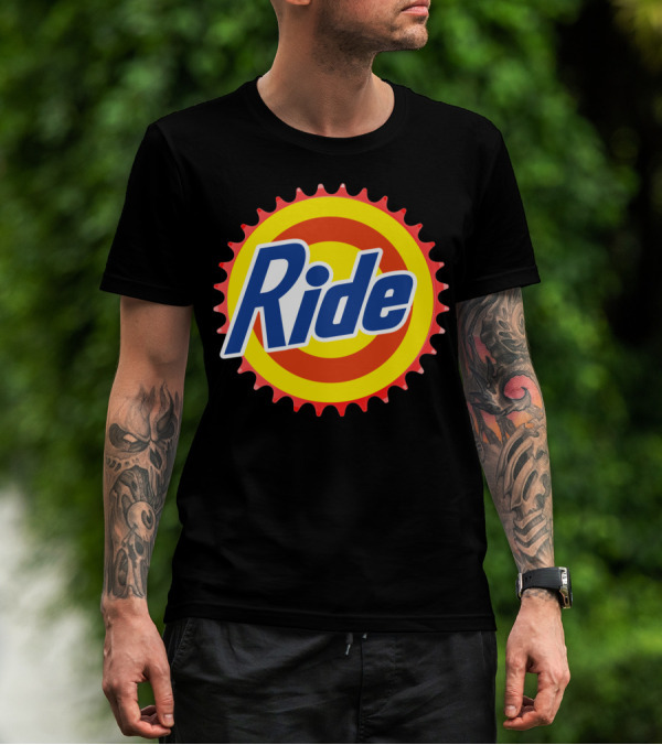 Ride Clean Cycling Gear Bottle Cap T-Shirt
