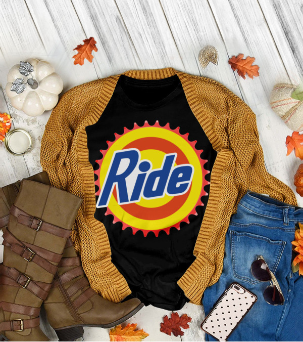 Ride Clean Cycling Gear Bottle Cap T-Shirt