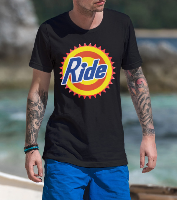 Ride Clean Cycling Gear Bottle Cap T-Shirt