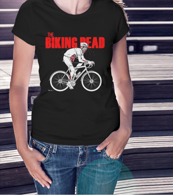 The Biking Dead Zombie Cyclist T-Shirt