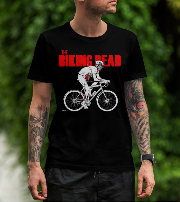The Biking Dead Zombie Cyclist T-Shirt