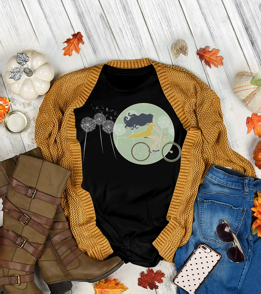 Ventura Highway Cycling Dandelion Dreamscape T-Shirt