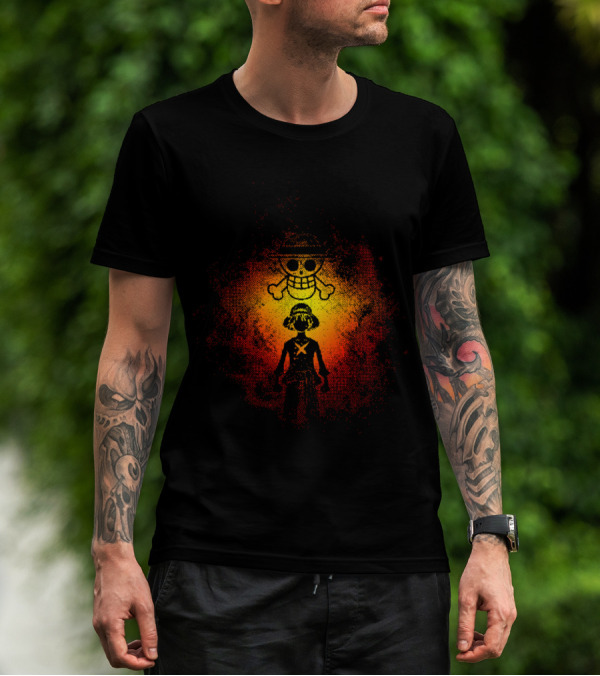 ONE PIECE Straw Hat Pirate Jolly Roger T-Shirt