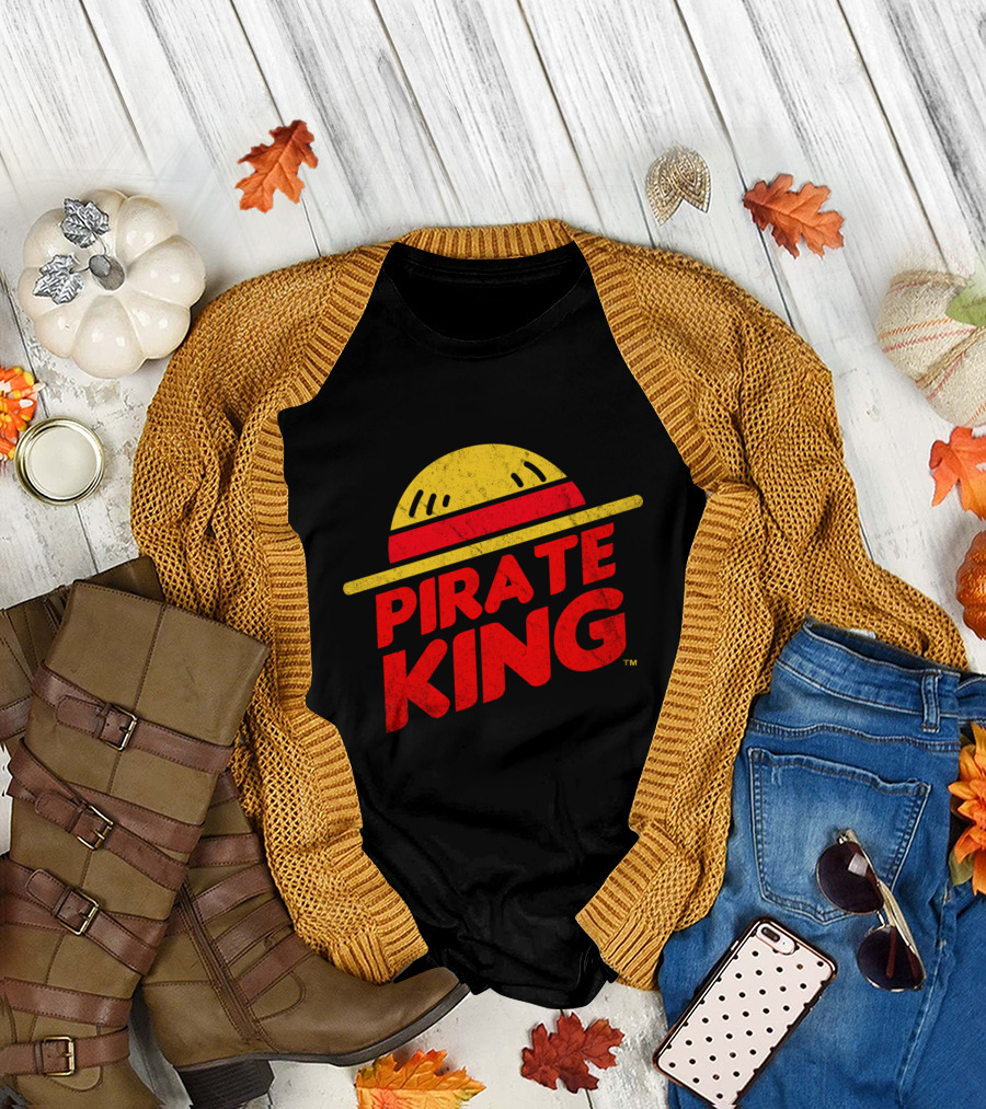 PIRATE KING Straw Hat Anime T-Shirt