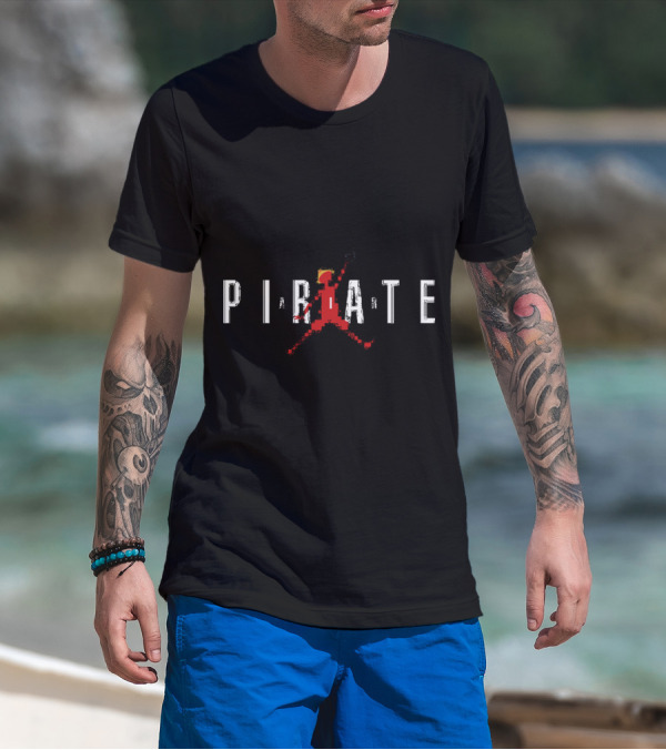Air Pirate Luffy Jumpman Crossover T-Shirt