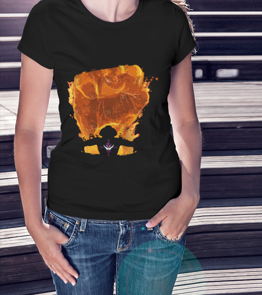 Fire Fist Ace Flaming Punch T-Shirt
