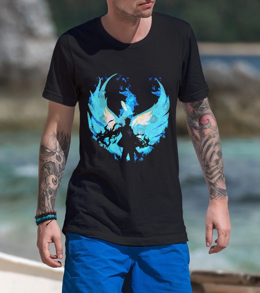 Marco The Phoenix Blue Flame Mastery Guardian Transformation T-Shirt