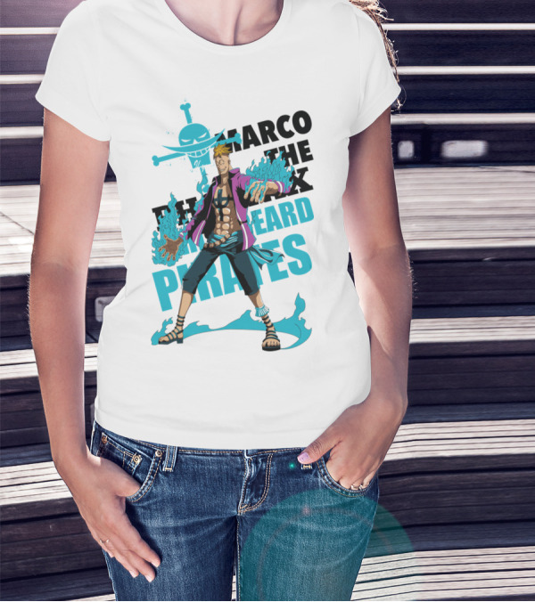 Marco The Phoenix Whitebeard Pirates One Piece T-Shirt