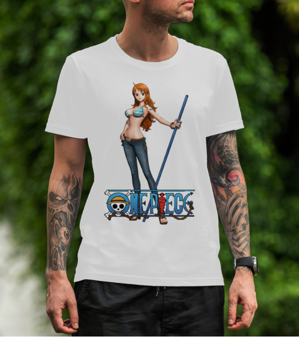 One Piece Nami Iconic Character Artwork T-Shirt