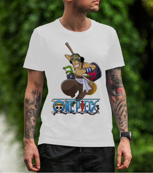 One Piece Usopp Straw Hat Pirate Character T-Shirt