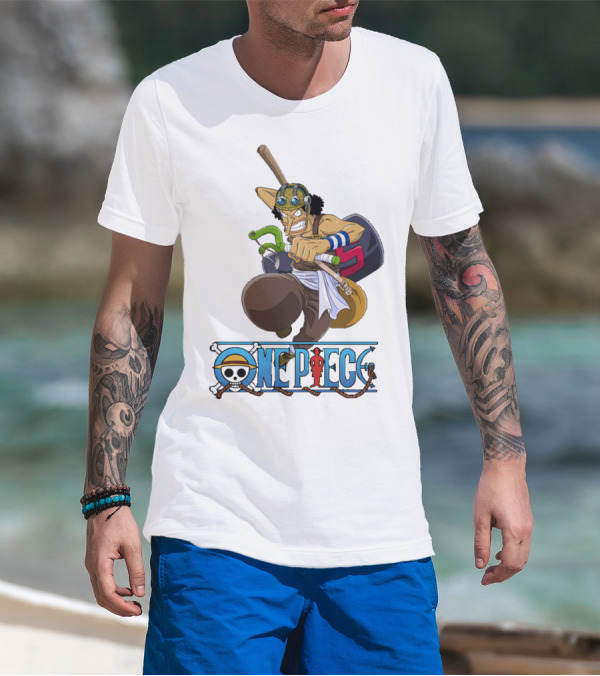 One Piece Usopp Straw Hat Pirate Character T-Shirt