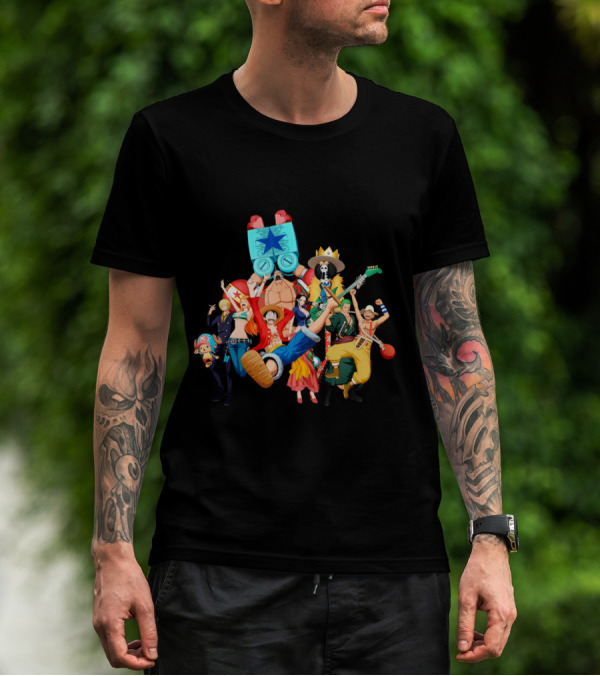 Straw Hat Crew From One Piece Adventure T-Shirt