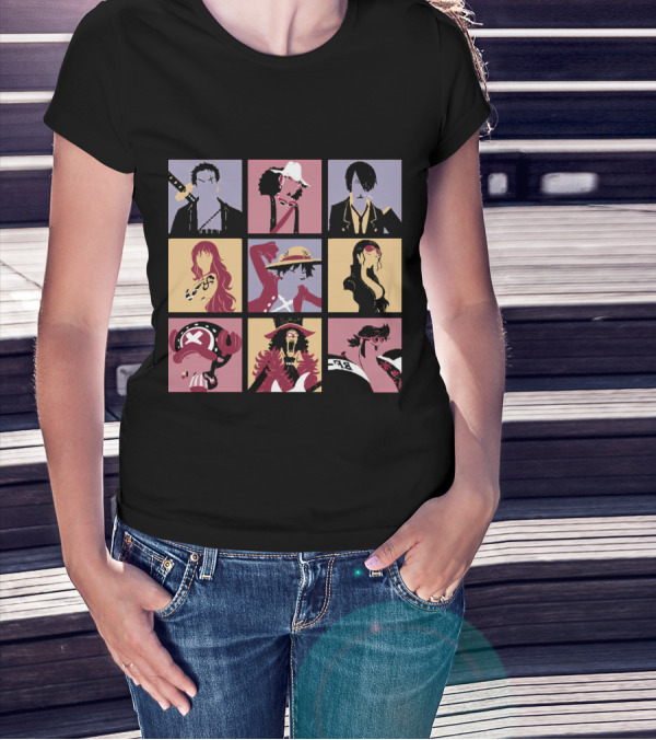 Pop Pirates One Piece Straw Hat Crew T-Shirt