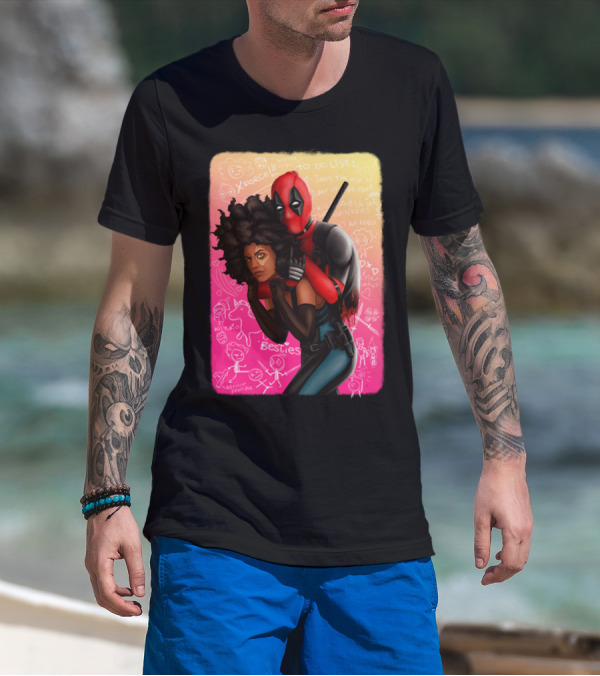 Deadpool And Domino Besties X-Force To Do List T-Shirt