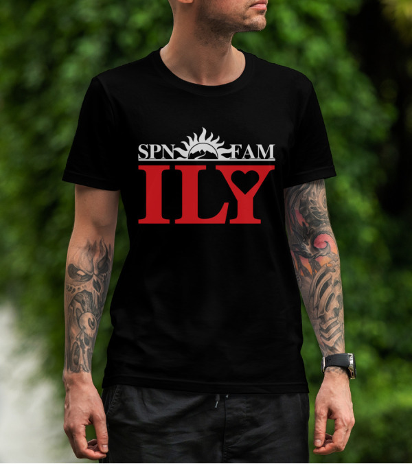 SPN FAM ILY Heart Sunburst T-Shirt