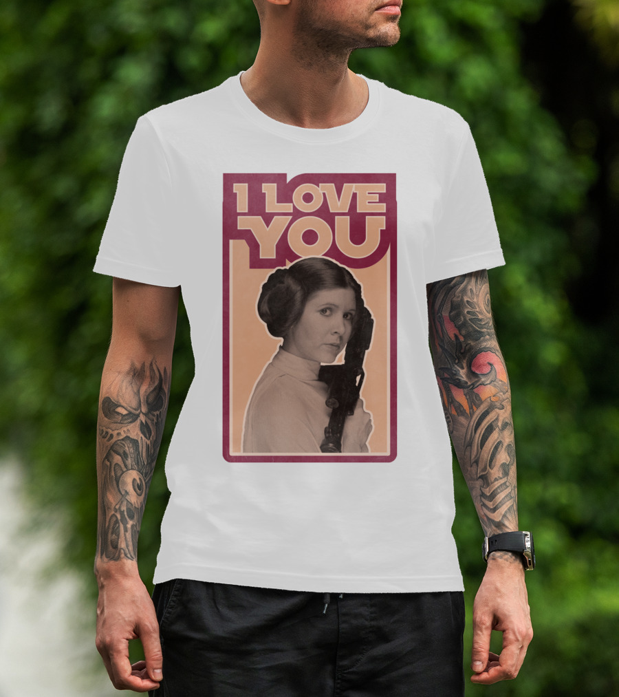 I Love You Leia Vintage T-Shirt