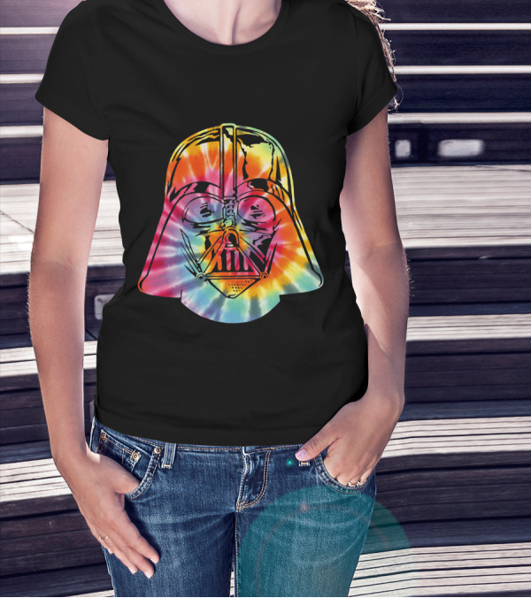 Darth Vader Rainbow Tie Dye Jedi T-Shirt