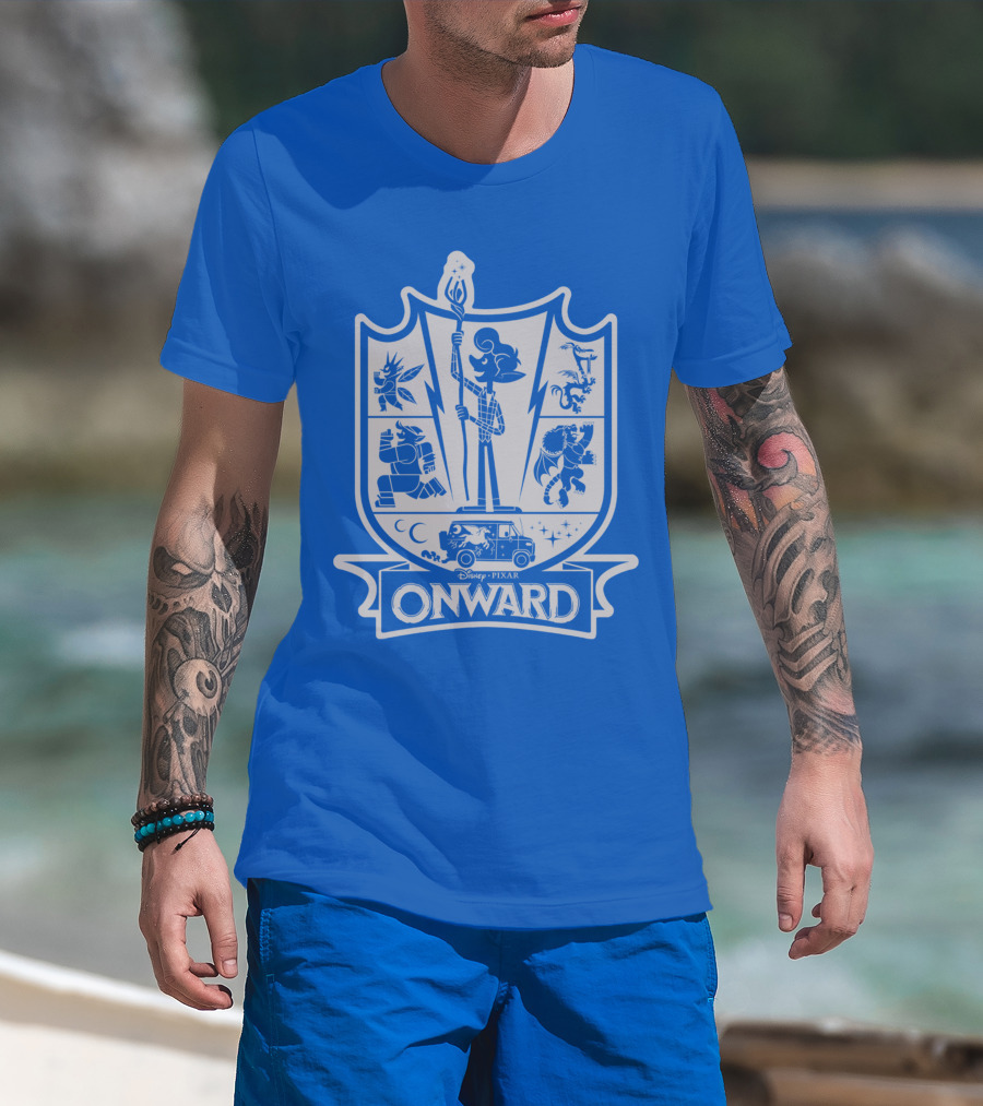 Disney Pixar Onward Magical Adventure Crest T-Shirt
