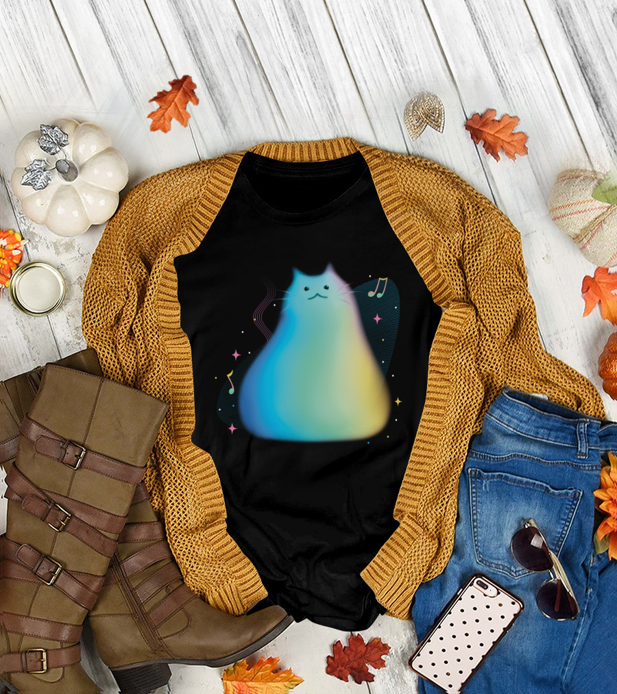Pixar Soul Cat Musical Purpose with Colorful Notes T-Shirt