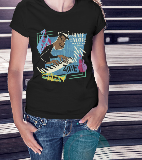 The Half Note Jazz Club Presents In The Zone Pixar Soul Joe Disney T-Shirt