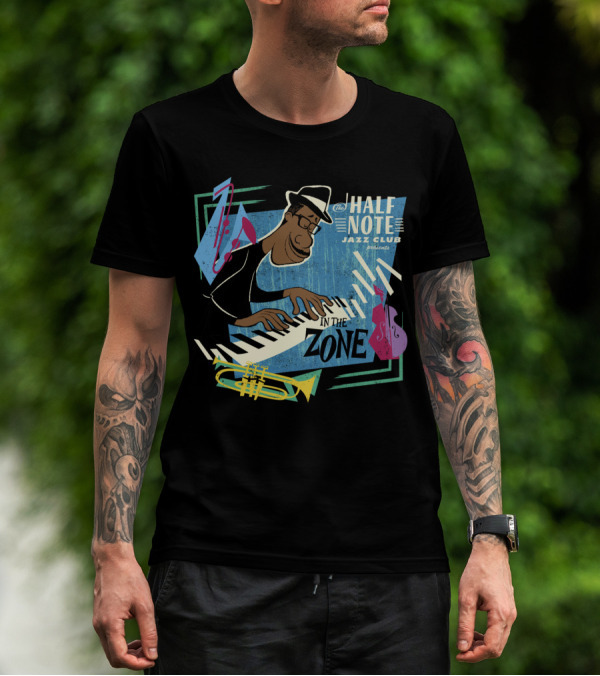 The Half Note Jazz Club Presents In The Zone Pixar Soul Joe Disney T-Shirt