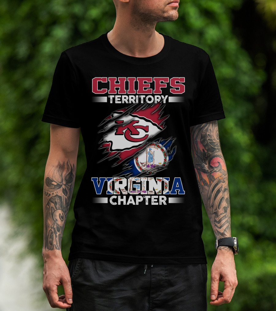 Chiefs Territory Kc Virginia Chapter T-Shirt