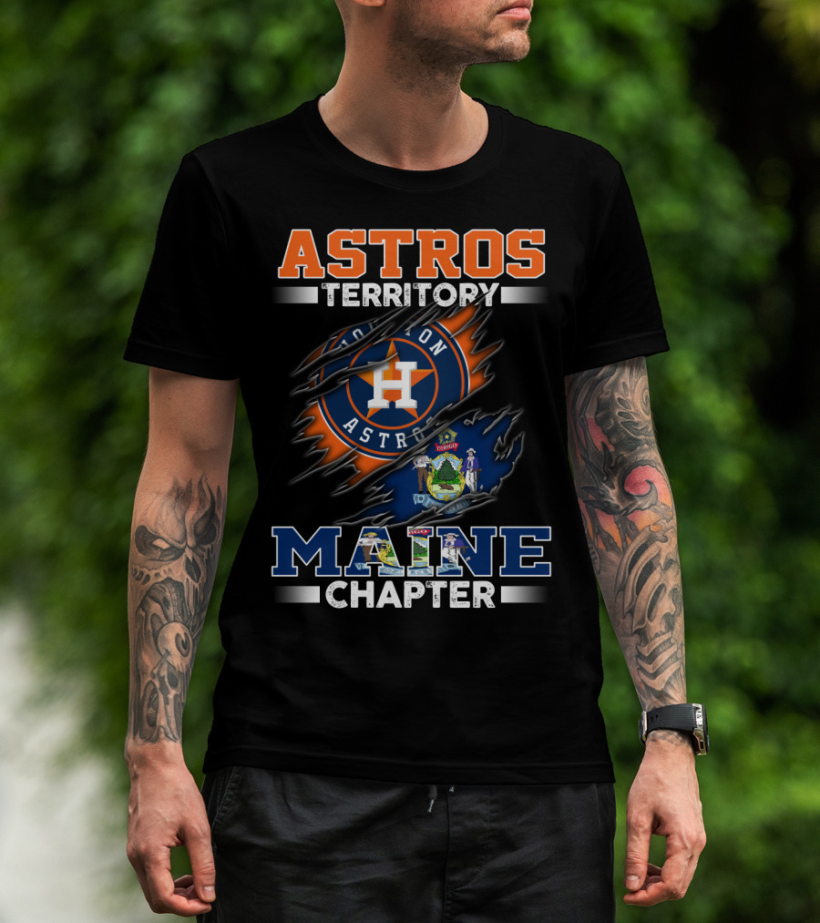 Astros Territory Boston Astros Maine Chapter T-Shirt