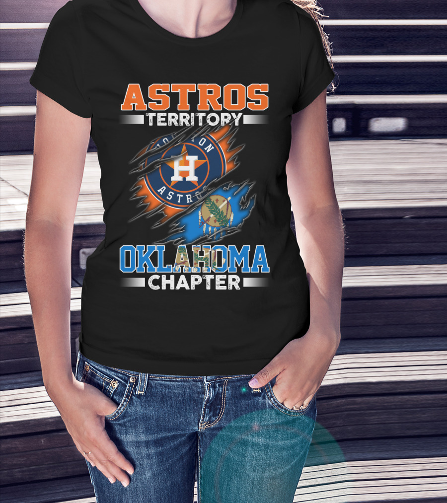 Astros Territory Houston Astros Oklahoma Chapter T-Shirt