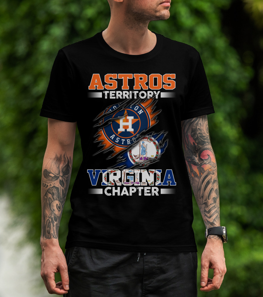 Astros Territory Houston Astros Virginia Chapter T-Shirt