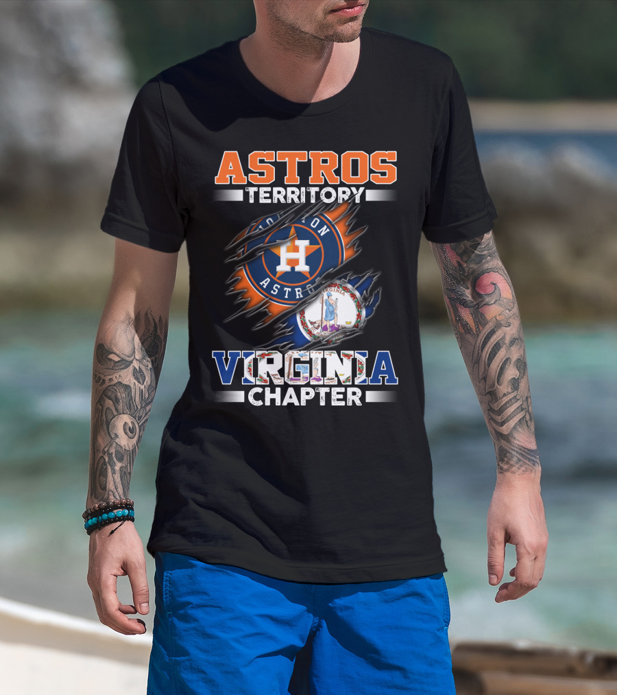 Astros Territory Houston Astros Virginia Chapter T-Shirt