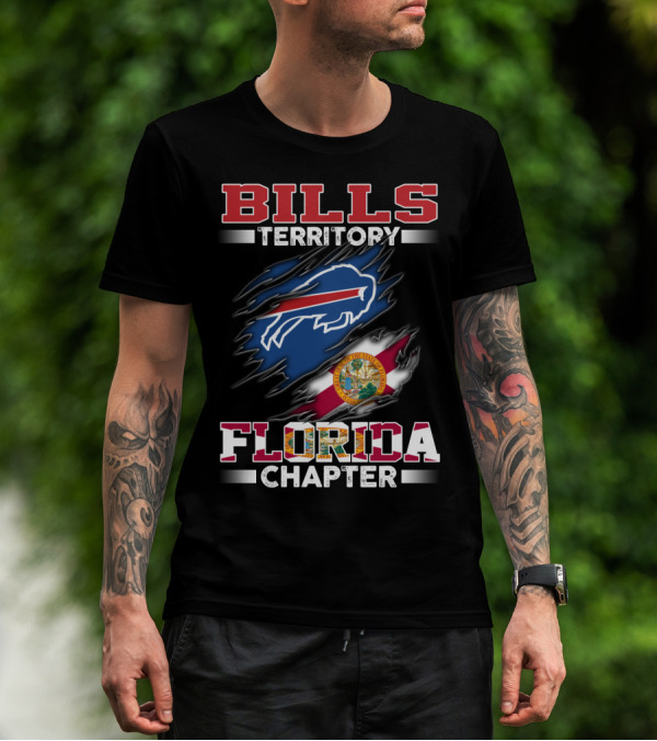 BILLS Territory Florida Chapter Buffalo Flag T-Shirt