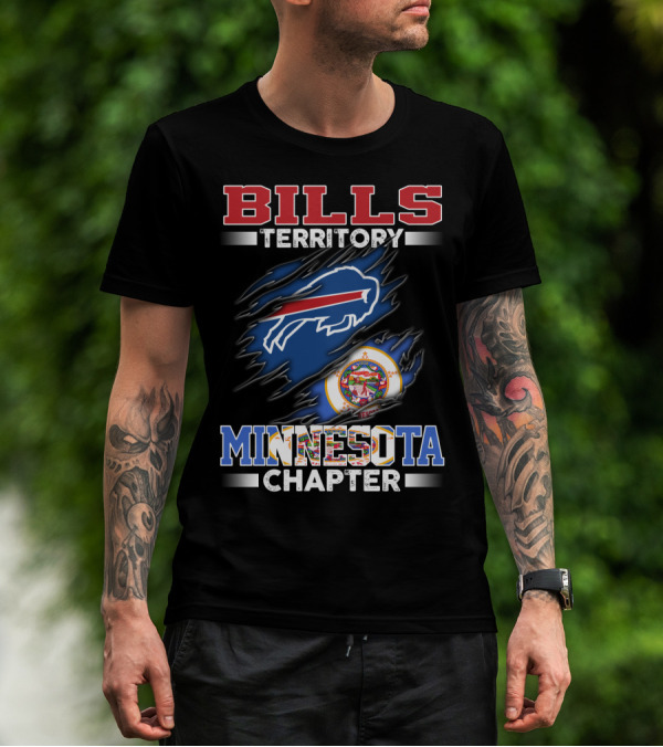 BILLS Territory Buffalo Logo Minnesota Chapter T-Shirt