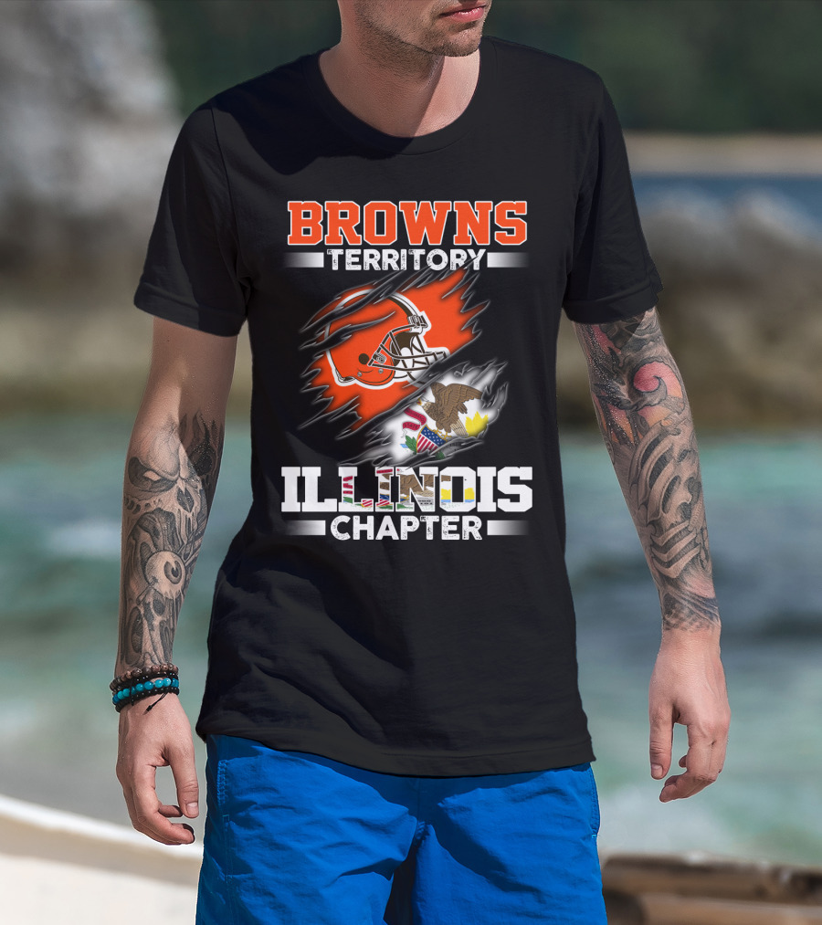 Browns Territory Illinois Chapter T-Shirt