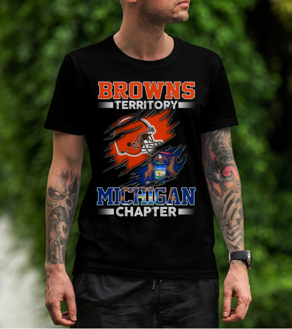 BROWNS TERRITORY MICHIGAN CHAPTER T-Shirt