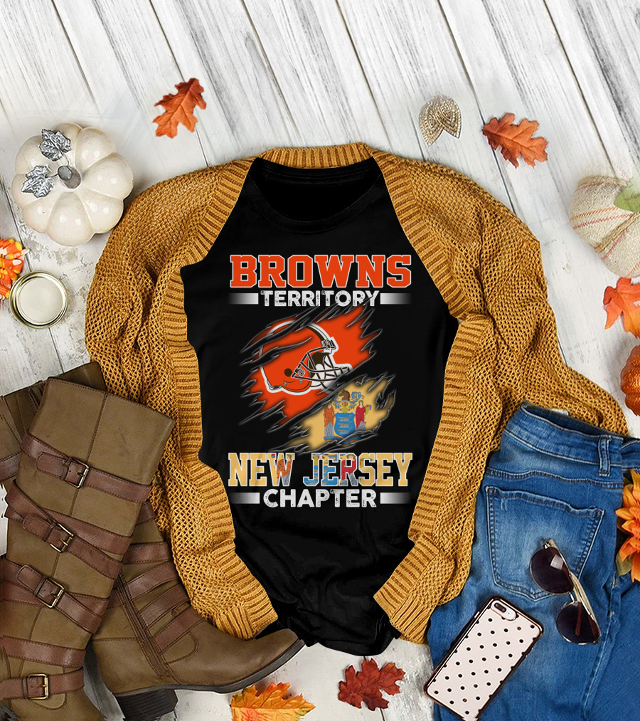 BROWNS TERRITORY NEW JERSEY CHAPTER T-Shirt