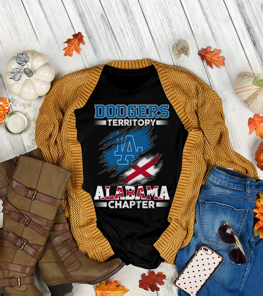 Dodgers Territory LA Alabama Chapter T-Shirt