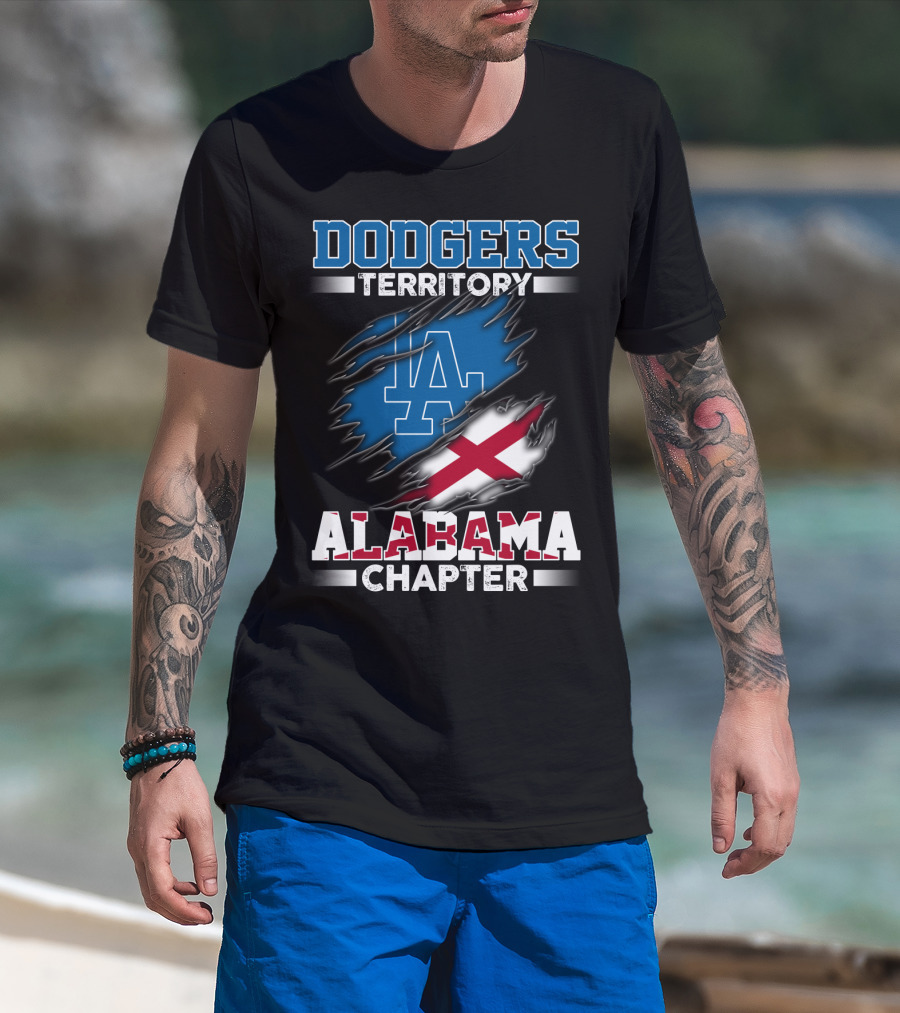 Dodgers Territory LA Alabama Chapter T-Shirt