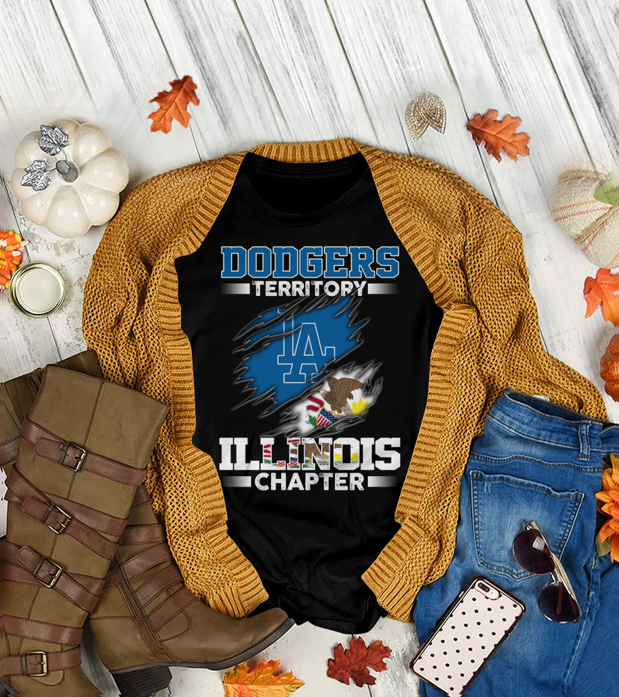 DODGERS TERRITORY LA ILLINOIS CHAPTER T-Shirt